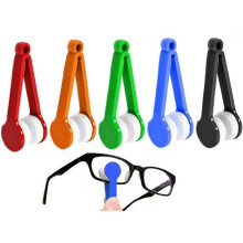 (COLOR 2) Glasses Lens Cleaner Microfiber Cleaning Brush (Random Color) 10 Pieces