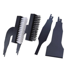 4 Pieces Reciprocating Saw Blade,Electric Cleaning Brush,Reciprocating Blade Sabre Saw Cleaning Tool