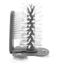 Glass Washer,Bottle Cleaning Brush Glass Cup Rinse for Sink with Suction Base Long-Leg Cups