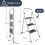 3 Step Ladder with Folding Portable Strong Iron 7