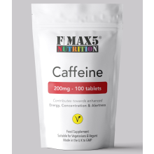 Caffeine 200mg 500 Tablets for Energy Focus Weight Loss Workout Boost