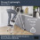 4 Step Folding Ladder with Handrail - Portable DIY 5