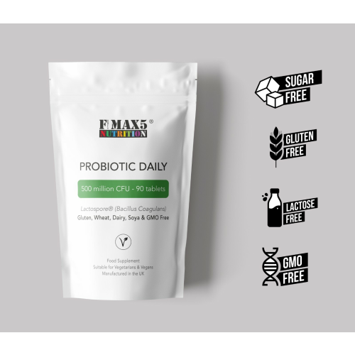 Probiotic Daily 500 Million CFU  90 Tablets with Lactospore Support 2