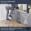 (4 Step) Foldable DIY Step Ladder Anti Slip Mat - Grey 6
