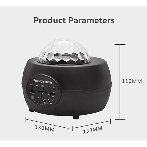 (As show, One size) Bluetooth starlight night light 2