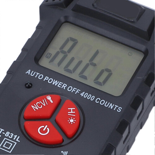 (As show, One size) Multimeter Intelligent Accurate LCD Automatic Range Switching Voltmeter Resistance Meter with LED Light 2