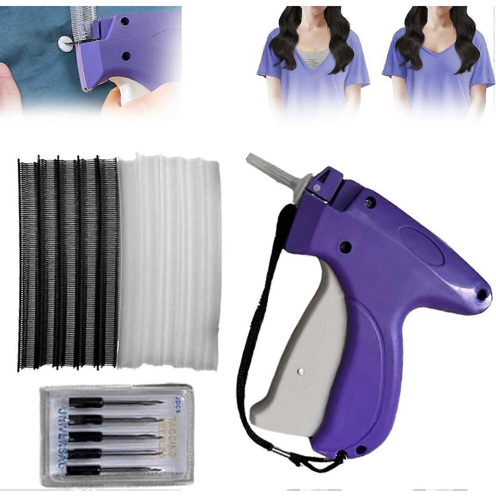 (Set B, One Size) Quick Clothing Fixer, Quick Stitch Sewing Gun, Micro Stitch Gun Compatible Clothes, Tagging Gun Compatible Clothing, Repair Garment 6909775958483