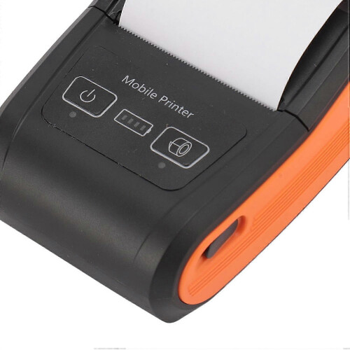(As show, One size) Thermal Receipt Printer USB Mini Portable Bluetooth HD Printing for POS Office Electronics 1