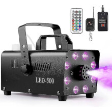 (As show, One size) With 13 color LED light effects, 500W and 2000CFM fogger
