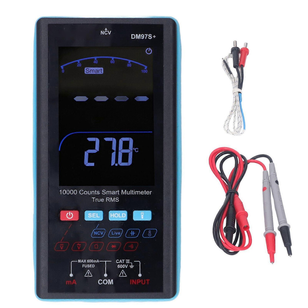 (As Show, One Size) Digital Multimeter Non Contact Accurate Automatic Detection Anti Burn 3.5In Smart Electrical Tester 6909775997246