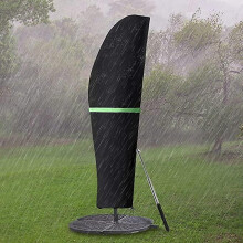 (As show, One size) Protective Cover for Parasol with Rod and Cantilever Parasol 2 to 4 m Large Parasol Protection Again