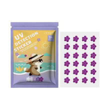(C) Soon Detection Stickers For Sunscreen Stickers When To Re-Apply Sunscreen Reusuable Sunblock Patches For Protection PUW4065