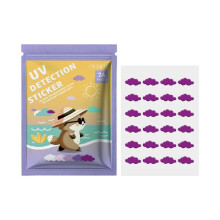 (D) Soon Detection Stickers For Sunscreen Stickers When To Re-Apply Sunscreen Reusuable Sunblock Patches For Protection PUW4065