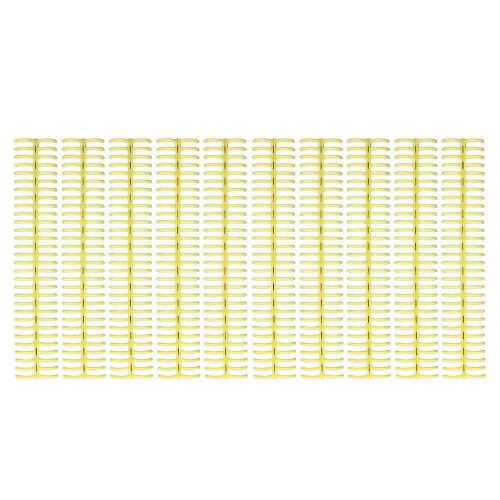 (As show, One size) 10Pcs Comb Binding Spines 150 Pages 30 Ring Plastic Binder Combs Easy to Open Close Adding 19mm for
