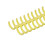 (As show, One size) 10Pcs Comb Binding Spines 150 Pages 30 Ring Plastic Binder Combs Easy to Open Close Adding 19mm for 2