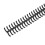 (As show, One size) 10PCS 34 Hole Binding Spine Plastic Split Loose Leaf Rings Detachable Binding Loop 12mm Diameter Bla 4