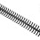(As show, One size) 10PCS 34 Hole Binding Spine Plastic Split Loose Leaf Rings Detachable Binding Loop 12mm Diameter Bla 3