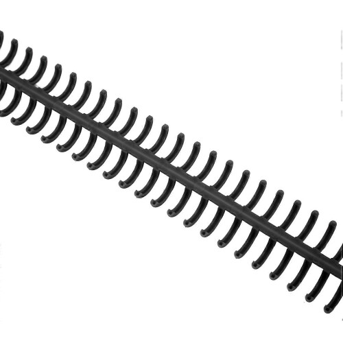 (As show, One size) 10PCS 34 Hole Binding Spine Plastic Split Loose Leaf Rings Detachable Binding Loop 12mm Diameter Bla 2