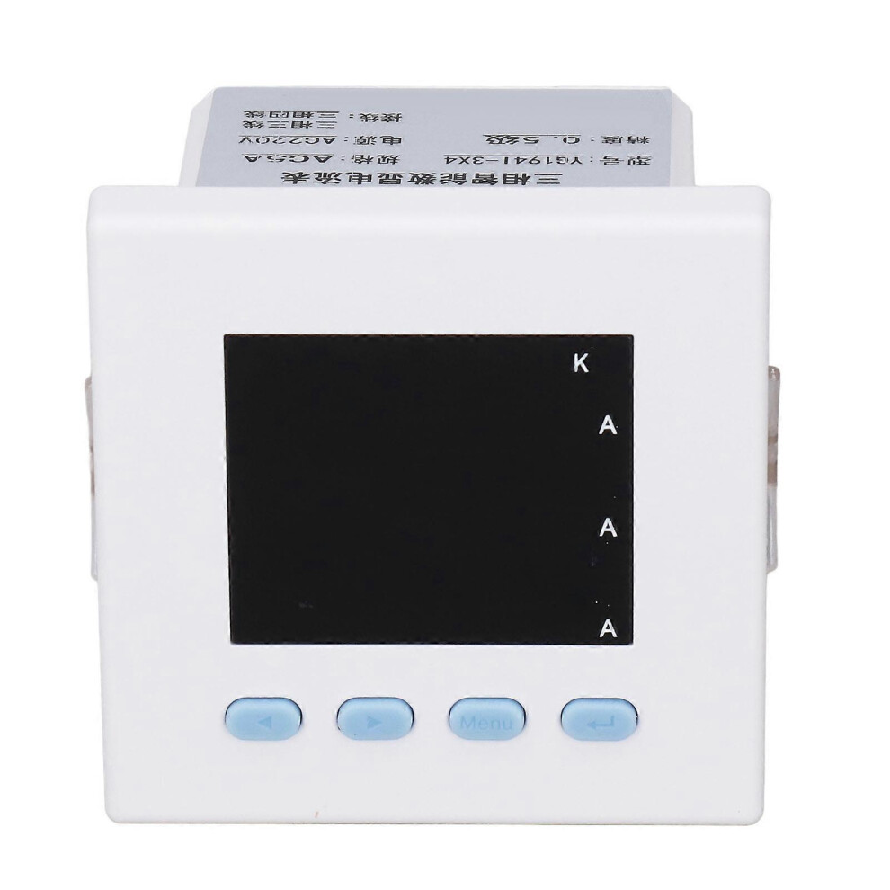 (As Show, One Size) Digital Electricity Meter 3 Phase Intelligent Abs Flame Retardant Housing Ammeter For Distribution Automation Ac220v 6909775993170