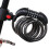 (As show, One size) 5 digit combination bike lock 2