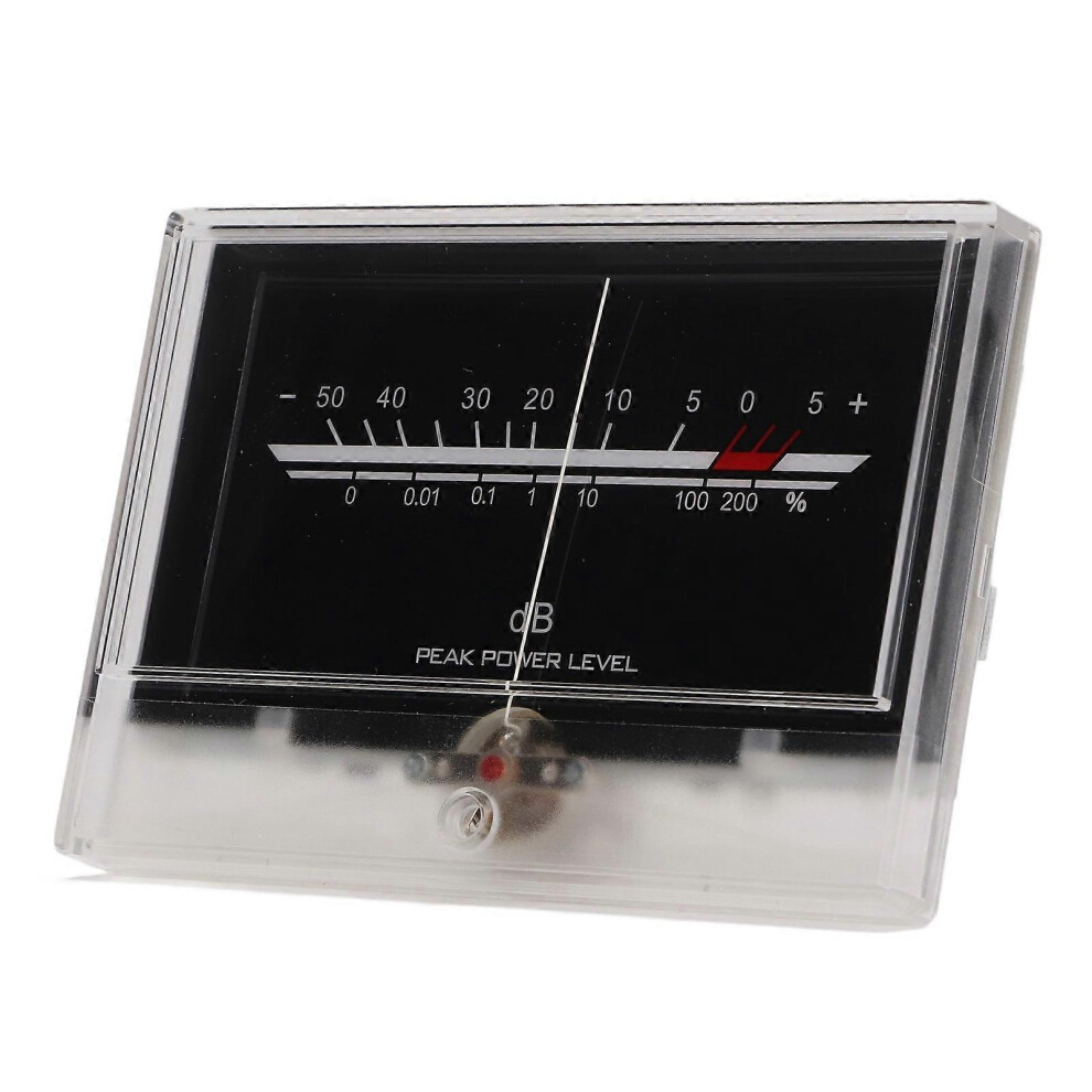 (As Show, One Size) Vu Meter Led White Backlit Accurate Measurement Power Amplifier Db Meter For Studio Diy 6909775997956