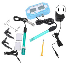 (As show, One size) PH2987 3 in 1 Online PH Salinity TEMP Meter Water Quality Monitor Analyzer for Fish Tank AquariumUS Plug 110V-120V