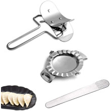 (As show, One size) Stainless Steel Dumpling Mold Set, Dumpling Mold / Manual Dumplings