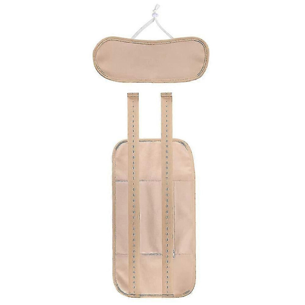 (Khaki, One size) Khaki:Castor Oil Pack Wrap, New Upgrade Castor Oil Pack Wrap Compatible Abdomen Neck Improve Circulation Digestion(castor Oil Not In