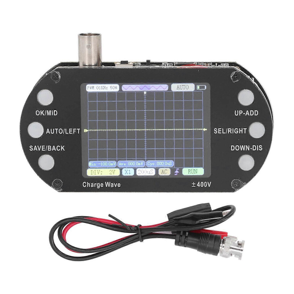 (As Show, One Size) Digital Oscilloscope 2.5Mhz Sampling 2.4In Tft Display 320X240 Resolution Signal Waveform Transistor 6909775614907