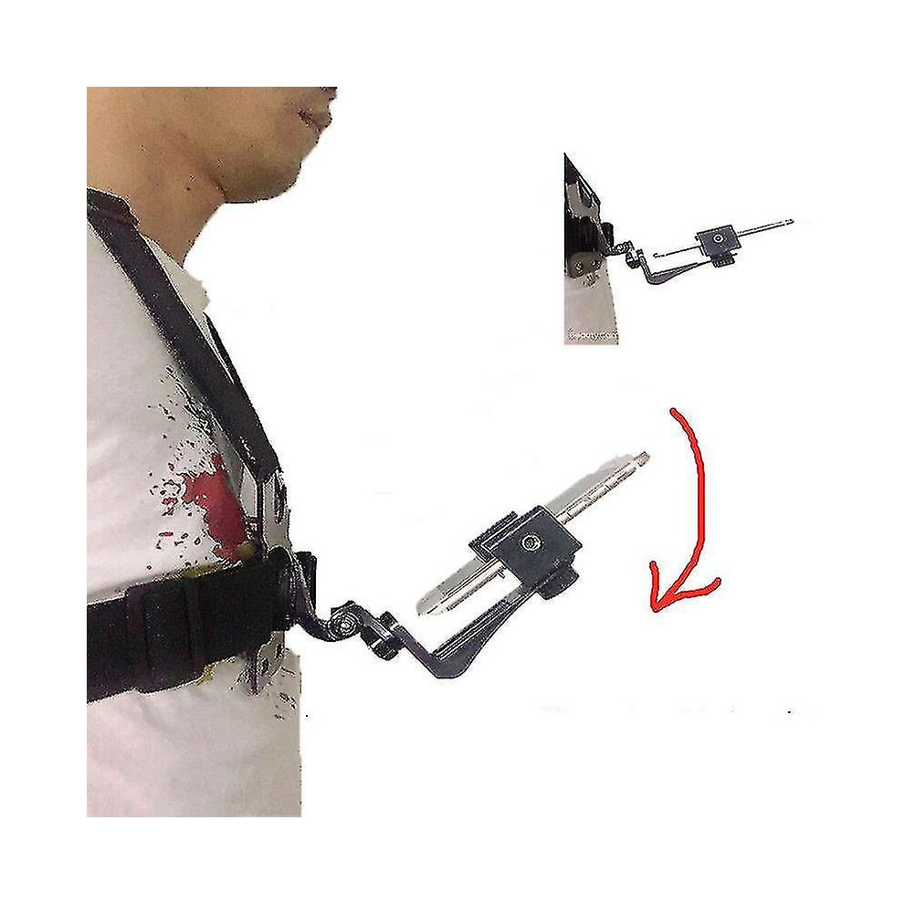 (As Show, One Size) First Person Perspective Mobile Phone Stand Outdoor Live Shooting Chest Wearing Chest Holder Suitabl 6909775815229