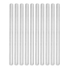 (As show, One size) 10Pcs Stainless Steel Rod Round Straight Shaft Bar 8mm Accessory Set Kit for Robot Toy DIY4100-0008-