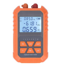 (As show, One size) Fiber Optic Cable Tester 50 to +26dbm 5KM Visual Fault Locator Optical Fiber Power Meter