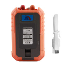 (As show, One size) Optical Power Meter Mini Fiber Light Attenuation Tester RedLight AllinOne Wavelength Memory