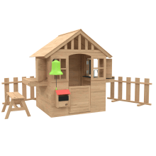 Dandelion Cottage Wooden Playhouse - FSC certified
