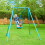 TP Deluxe Single Metal Swing with Pirate Boat Seat 3