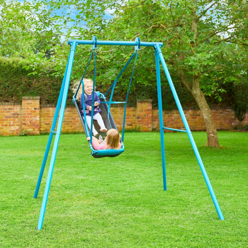 TP Deluxe Single Metal Swing with Pirate Boat Seat 2