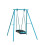 TP Deluxe Single Metal Swing with Pirate Boat Seat 1