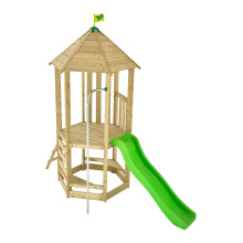 Castlewood climbing frame with Wavy Slide - FSC certified