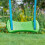 TP Knightswood Double Wooden Swing Set 7