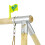 TP Knightswood Double Wooden Swing Set 6