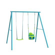 TP Deluxe Double Metal Swing with Rapide & Quadpod seats