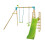 TP Kite Wooden Double Swing Set with 8ft Slide 2