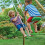 TP Kite Wooden Double Swing Set with 8ft Slide 5