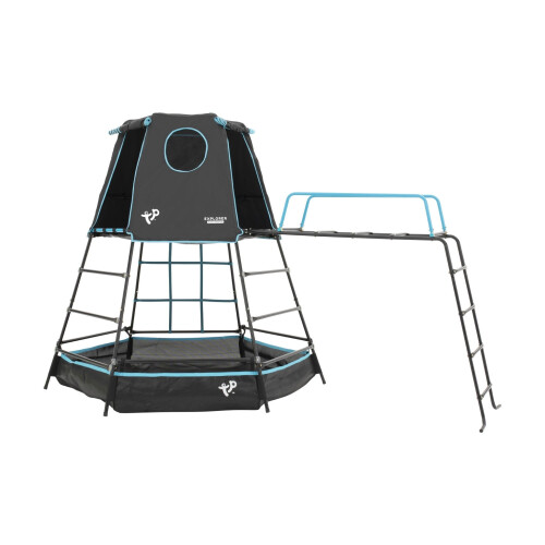 TP Explorer Metal Climbing Frame Set with Jungle Run Black Edition 1