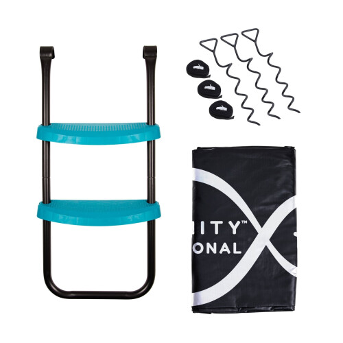 TP 8ft x 12ft Infinity Rectangular Trampoline Accessory Kit 1