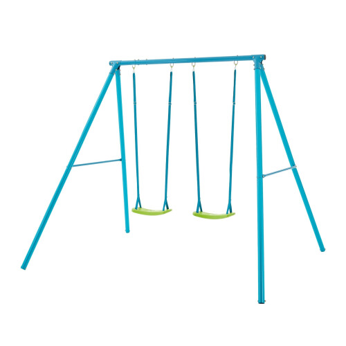 TP Deluxe Double Metal Swing Set 1