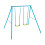 TP Deluxe Double Metal Swing Set 8