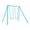 TP Deluxe Double Metal Swing Set 7