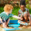 TP Wooden Lidded Sandpit with Dig & Explorer Accessory Kit - FSC certified 4