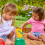 TP Wooden Sandpit with Sun Canopy 8